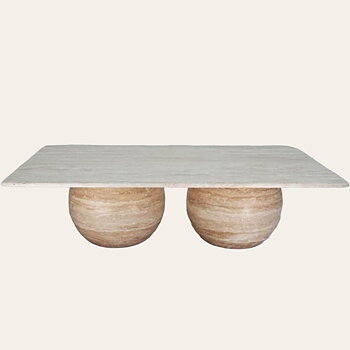 Table basse en travertin
