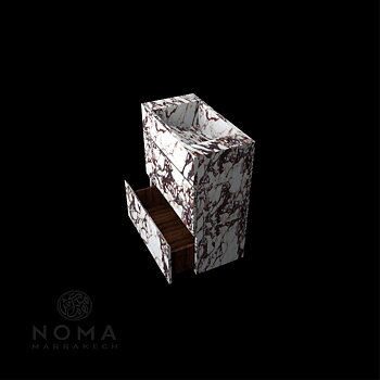 Sido vy. Handfat breccia viola