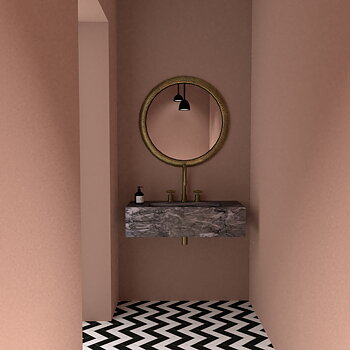 Marmorhandfat COPENHAGEN, måttbeställ i önskad sten