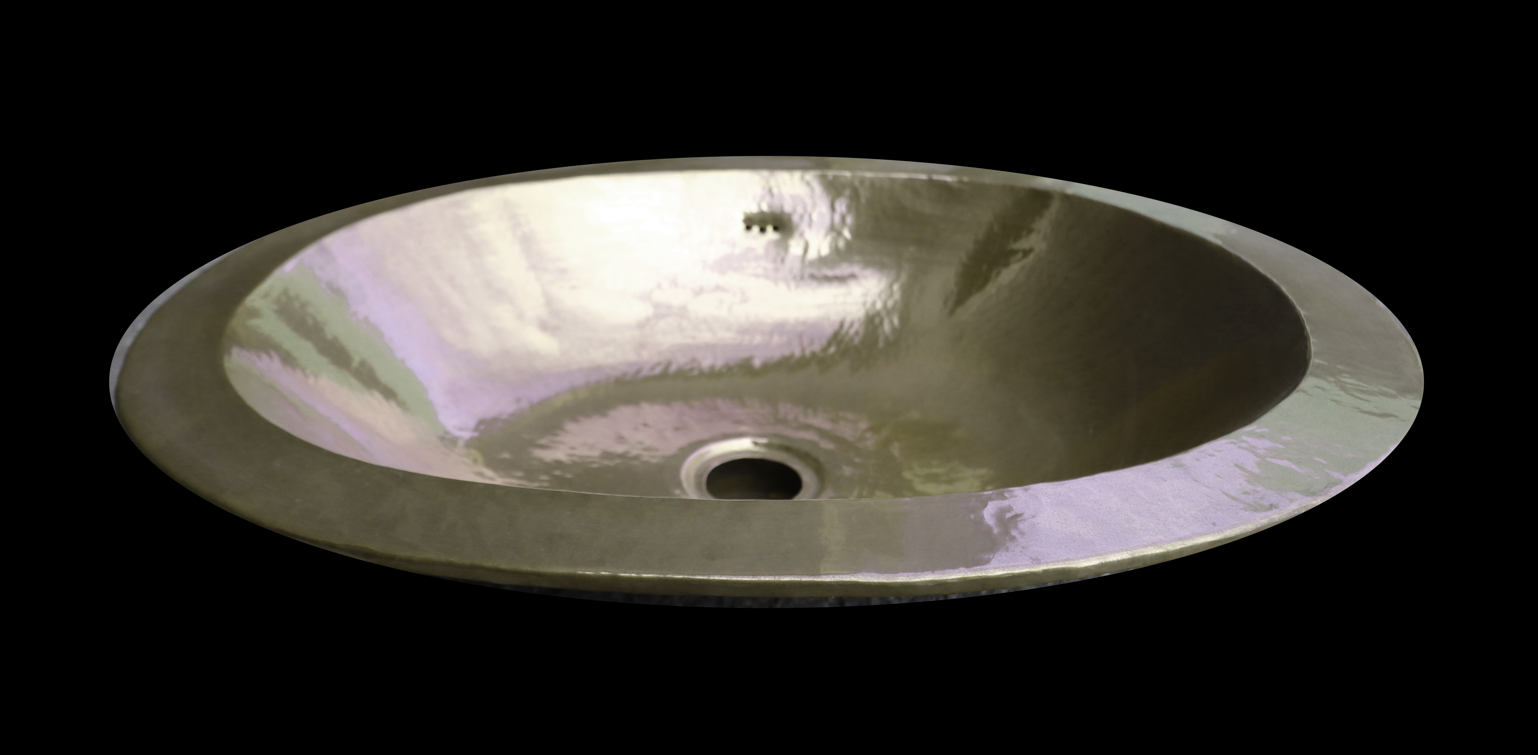 Bacia oval de estanho - 2
