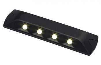 Scenelite 4 x 2,5W led 10-30V 1120lm Musta