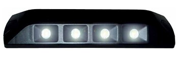 Scenelite 4 x 2,5W led 10-30V 1120lm Musta