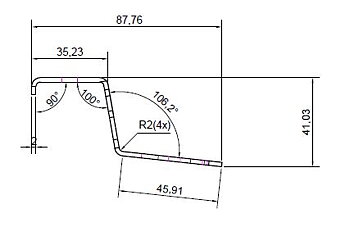 Roof Bracket Universal, W1, W2c, W3, Vega