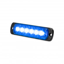 L52, 6-LED, tumma linssi, pysty/pinta-asennus, Sin., luokka-1 yö/päivä - 2
