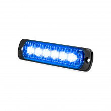 L52, 6-LED, tumma linssi, pysty/pinta-asennus, Sin., luokka-1 yö/päivä