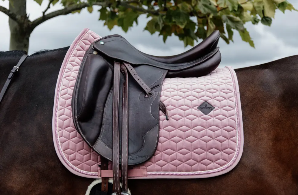 KENTUCKY  Schabrak sammet Dressyr  Rosa - 2
