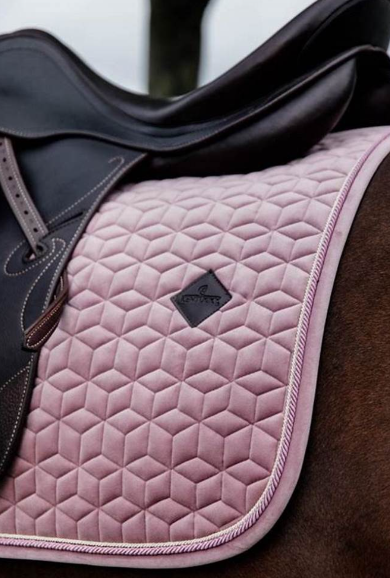 KENTUCKY  Schabrak sammet Dressyr  Rosa - 3