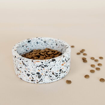 KENTUCKY Hundmatskål Terrazzo Stone 17x7 cm