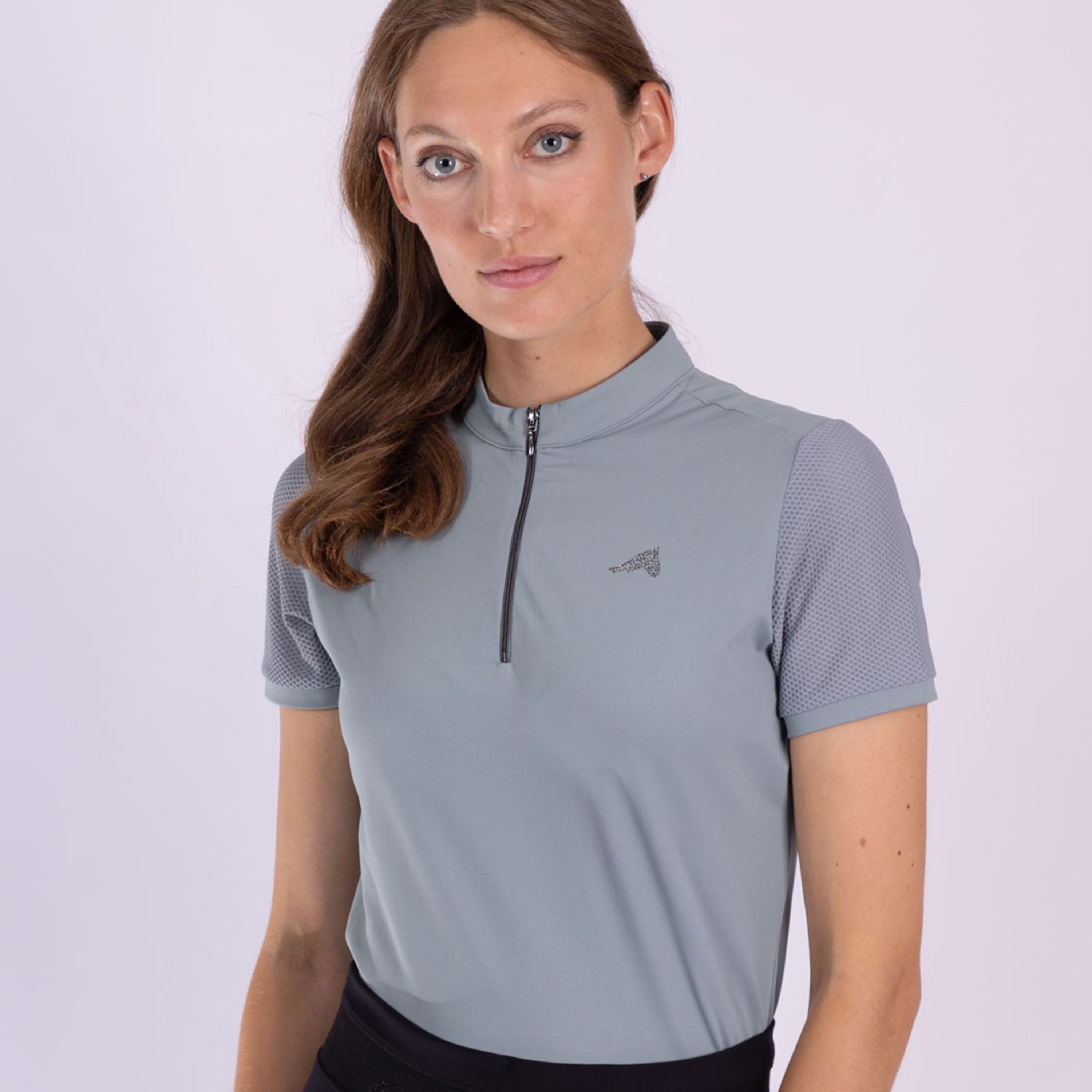 Euro-Star Ridtopp half zip Valentina Lead - 3