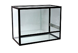 Terrarium Alu Svart 75x40x60 cm