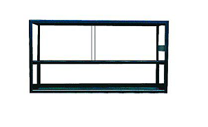 Terrarium Alu Svart 95x40x50 cm