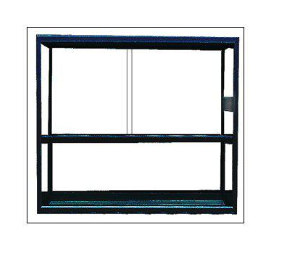 Terrarium Alu Svart 75x40x80 cm