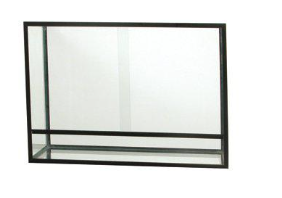 Terrarium Alu Svart 125x50x80 cm