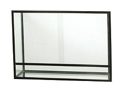 Terrarium Alu Svart 125x50x80 cm