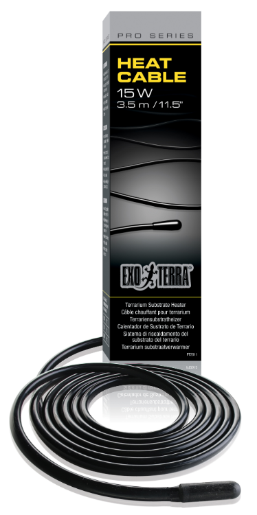 Värmekabel 15W 3,5M Exoterra