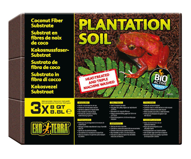 Plantation Soil 3x8,8L Exoterra