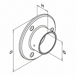 Väggfläns 0505 - 2