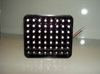 Broms/ Regn lampa LED Rektangulär