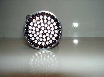 Broms/ Regn lampa LED rund