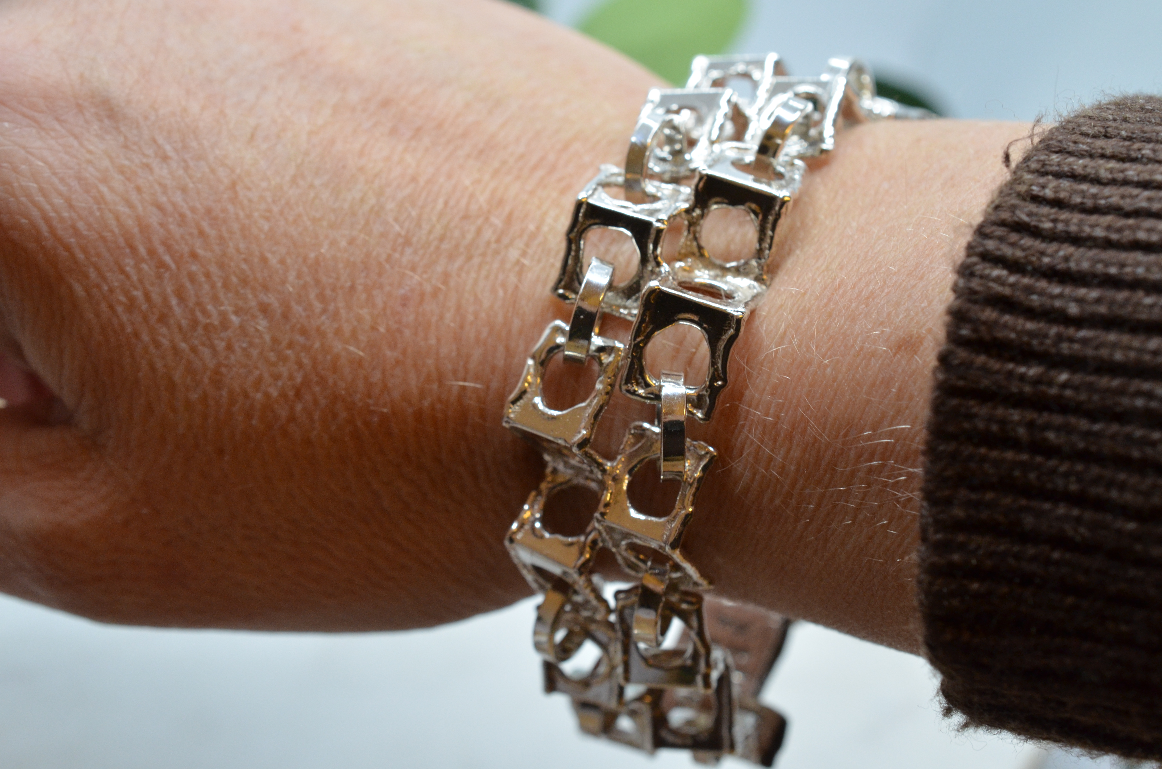 Vintage Claes Giertta silverarmband - 5