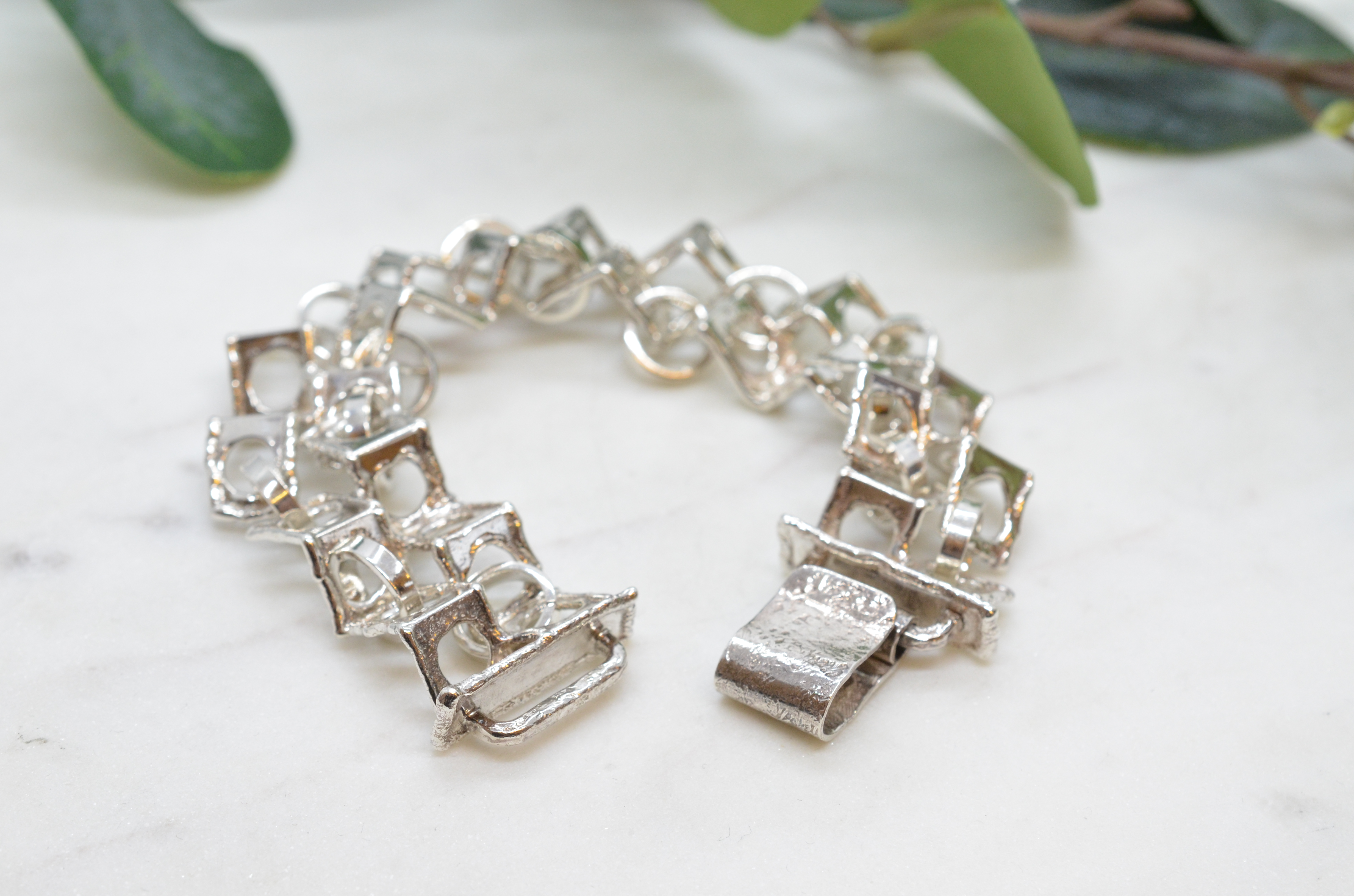 Vintage Claes Giertta silverarmband - 4