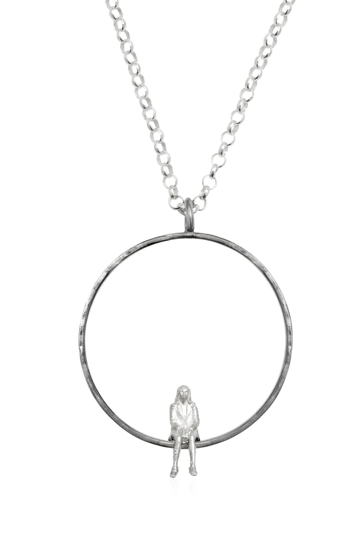 Annika Gustavsson "Egentid", silver necklace - 2