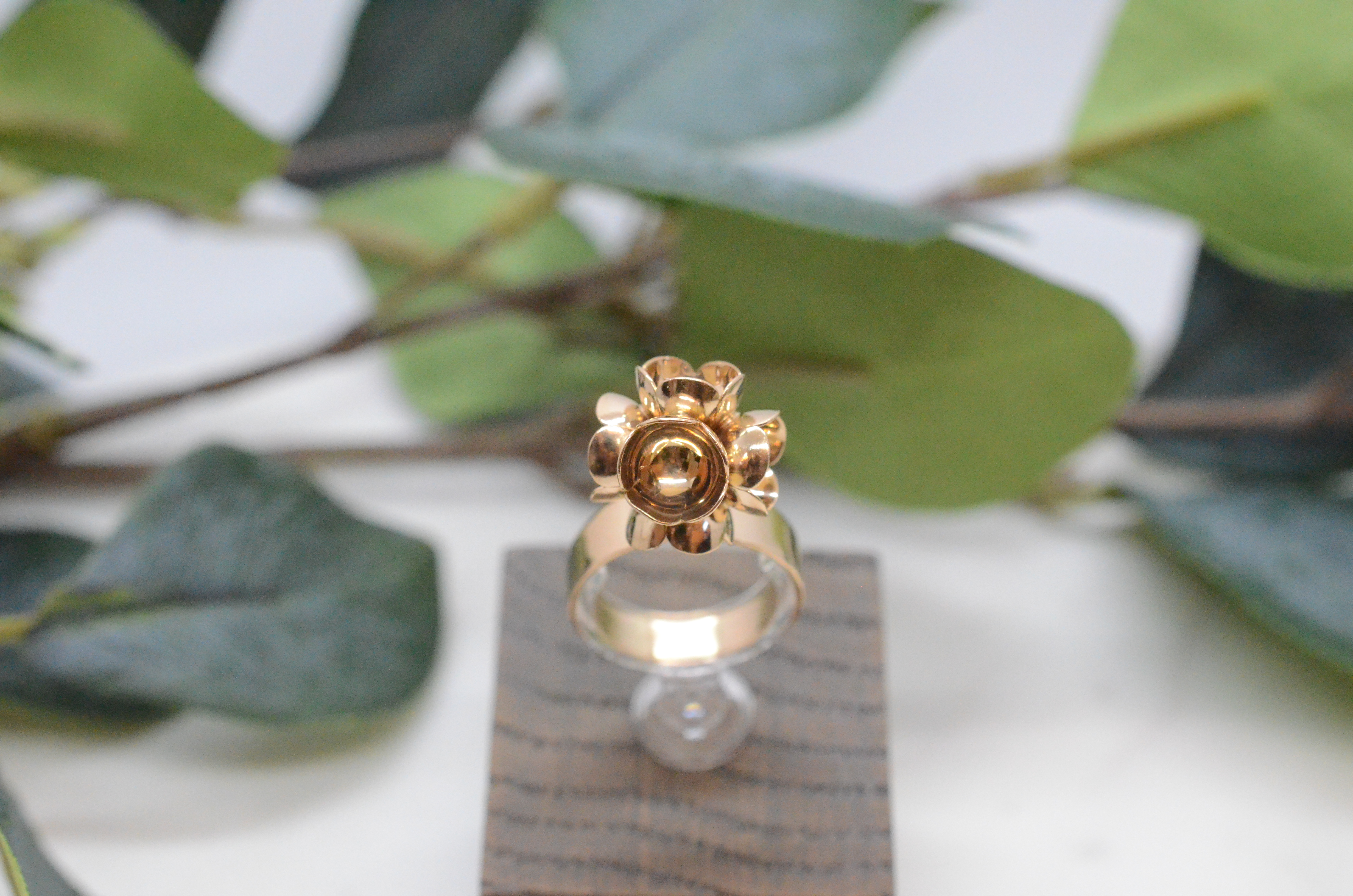 Vintage ring 18k ring design attributed Lisa Vitali - 3