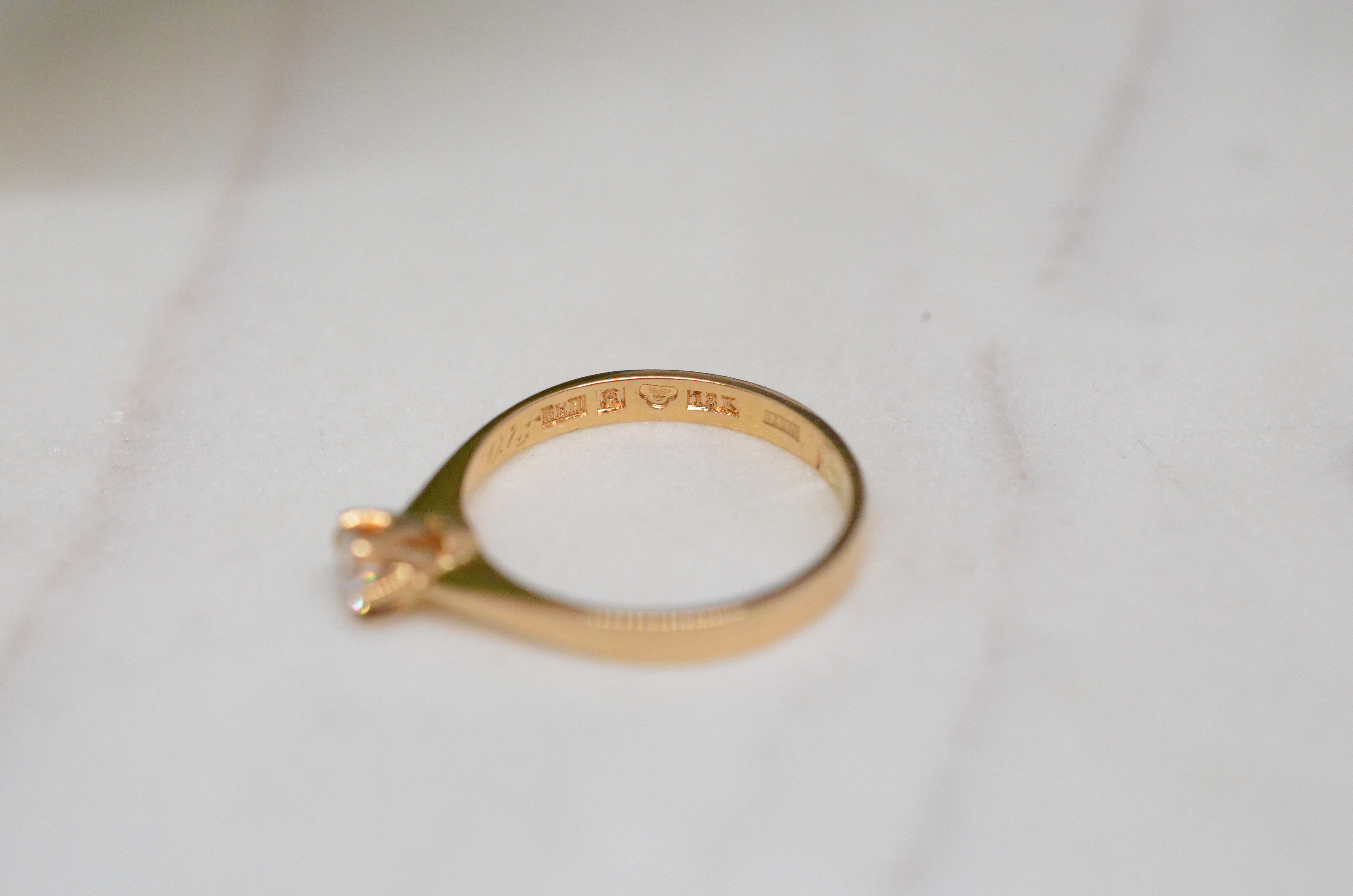 Second Hand diamond ring 0.15ct - 3