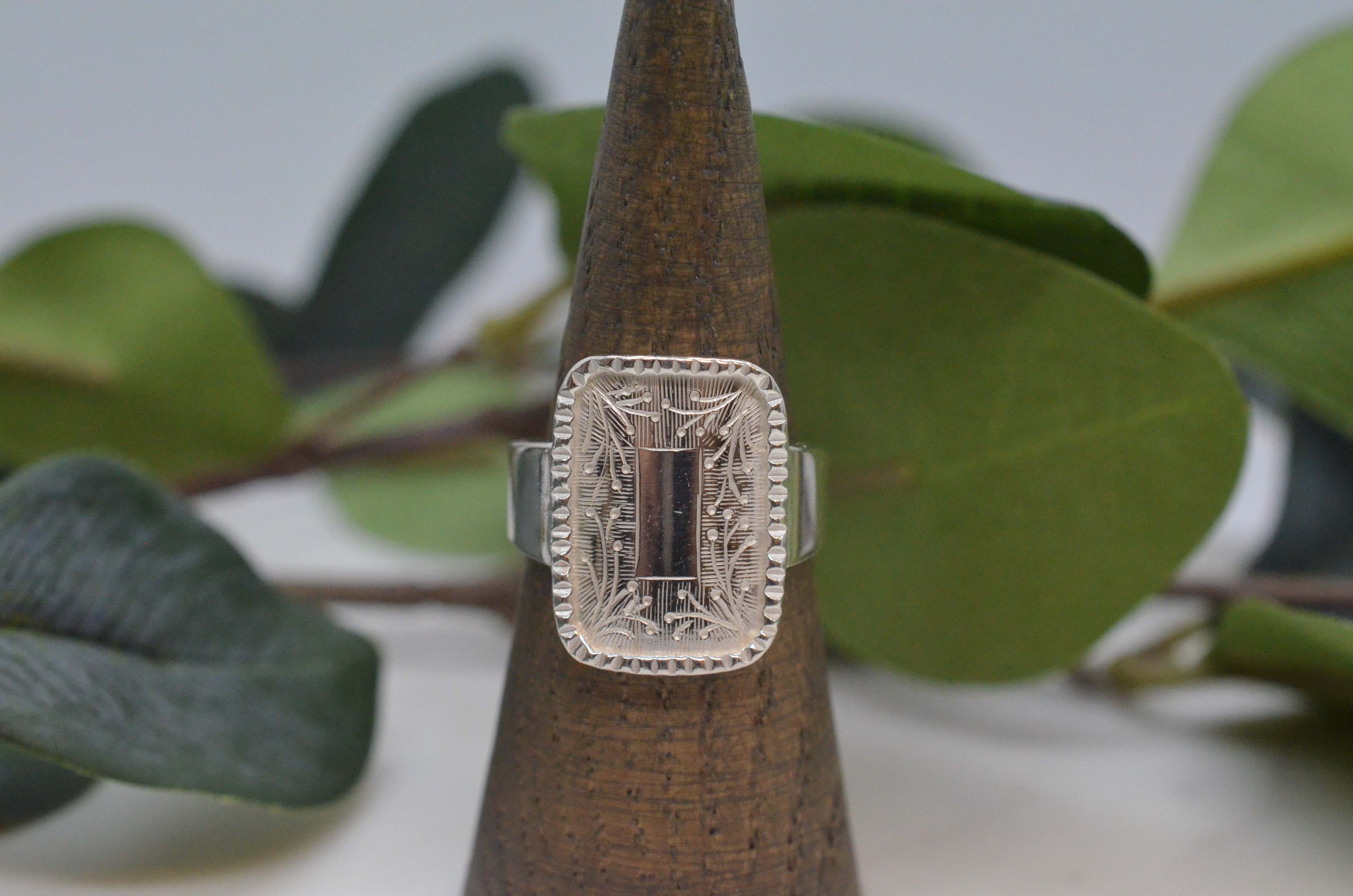 Vintage silver ring, Rut Skjutare 