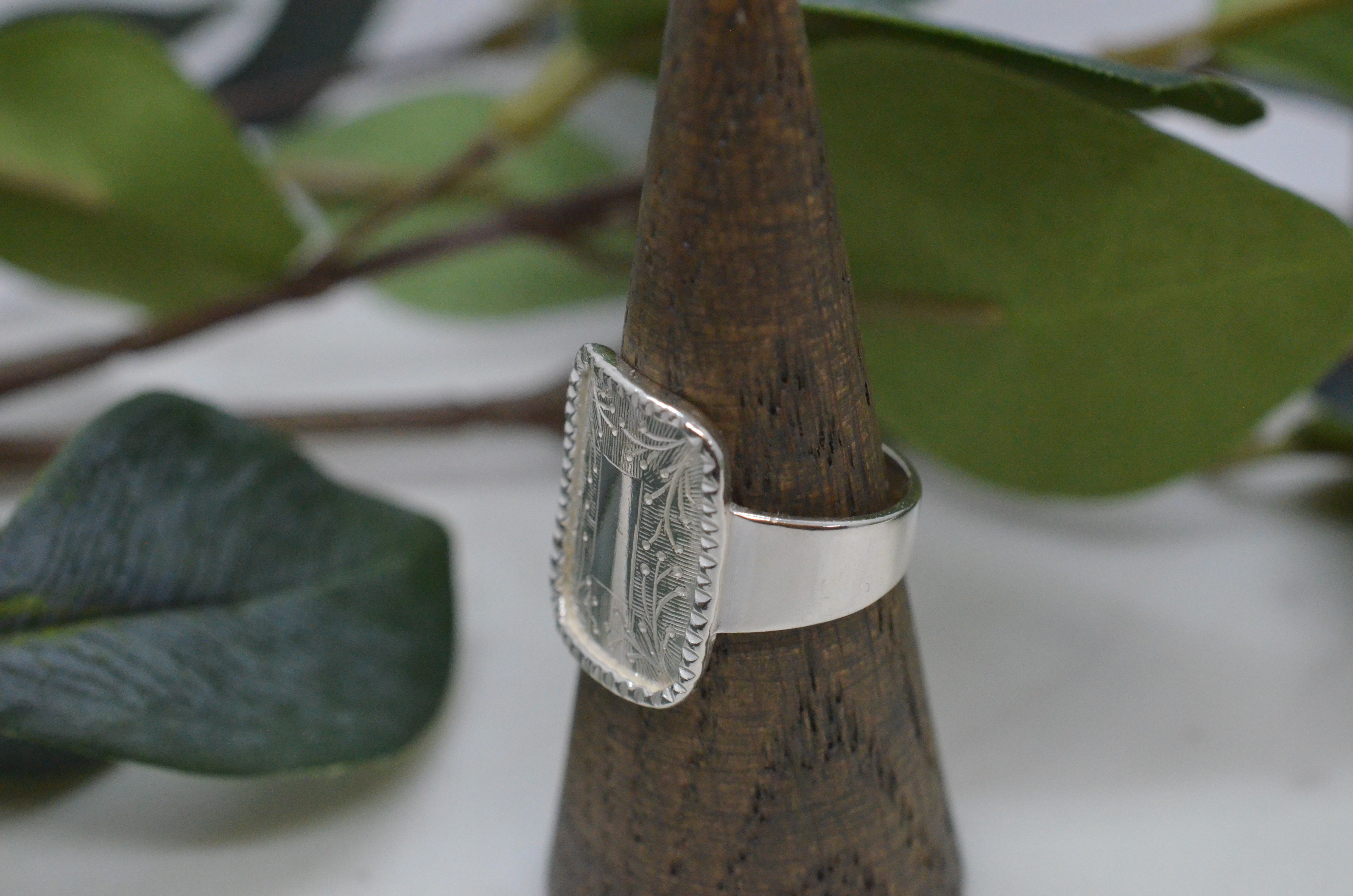 Vintage silver ring, Rut Skjutare  - 2
