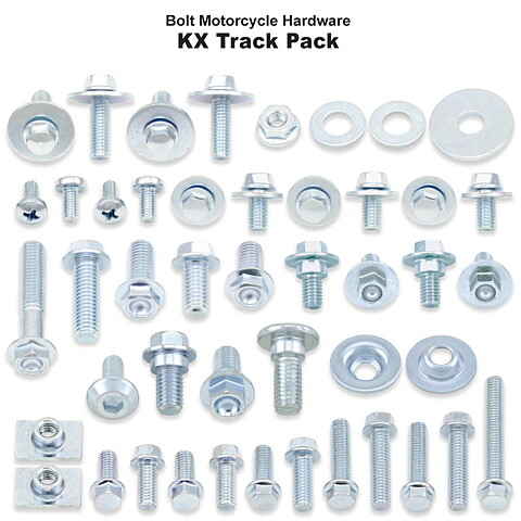 BOLT - TRACK PACK - SKRUVSATS - Kawasaki -50 delar