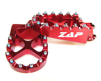 ZAP - FOTPINNAR - X-PEGS - Suzuki RMZ 250 07-09/RMZ 450 05-07 - Röda