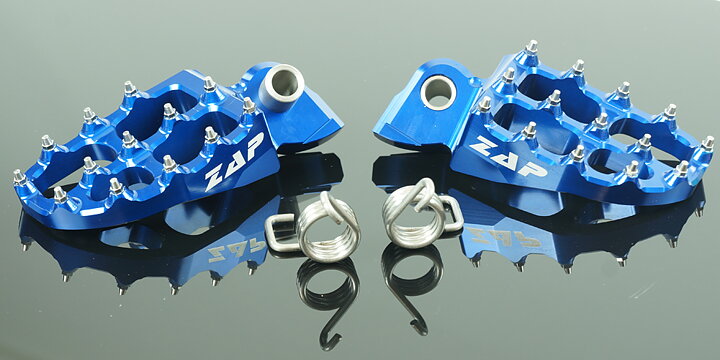 ZAP - FOTPINNAR - E-PEGS - Yamaha YZ/YZF 125-450 99-22 - Blåa