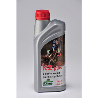 ROCK OIL K2 PLUS - TVÅTAKTSOLJA - 1liter