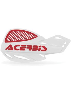 ACERBIS - HANDSKYDD - UNIKO VENTED - Vit/Röd