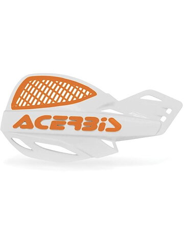 ACERBIS - HANDSKYDD - UNIKO VENTED - Vit/Orange