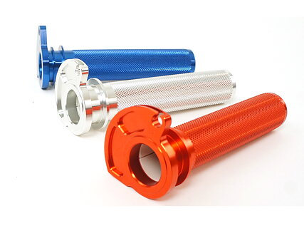 ZAP ALUMINIUM GASRULLE - Suzuki RMZ 250/450/Kawasaki KXF 250/450/Yamaha YZF 250/450 - Kullagrad - Silver