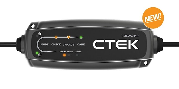 CTEK - CT5 POWERSPORT - BATTERILADDARE - 5 års garanti