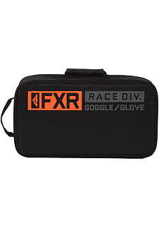 FXR - GLASÖGONVÄSKA - Svart/Orange - 5-fack