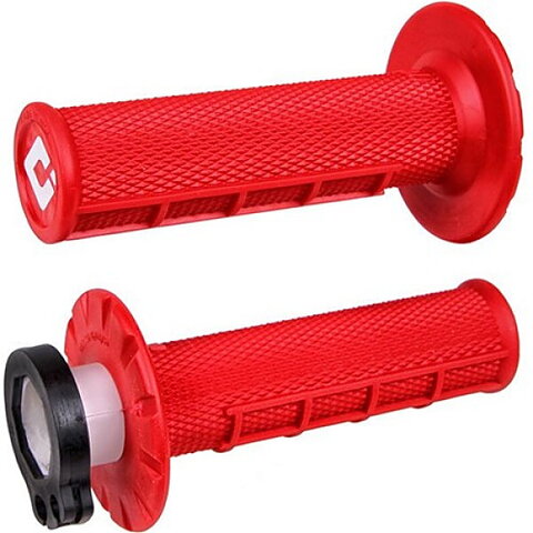 ODI - V2 LOCK-ON - HALF WAFFLE - 2T+4T - Röda