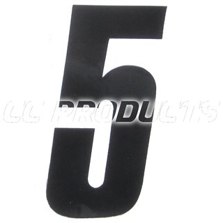C.C. PRODUCTS - LÖSA SIFFROR - 11cm Svarta