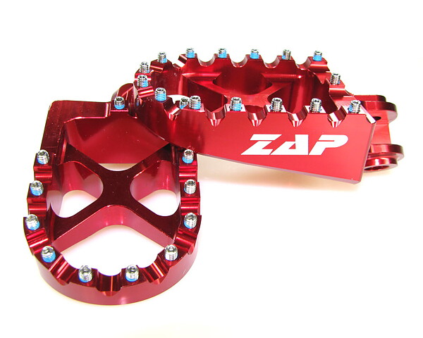 ZAP - FOTPINNAR - X-PEGS - Kawsaki KXF 250/450 06-23 - Röda