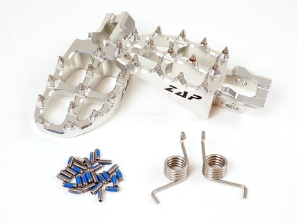 ZAP - FOTPINNAR - E-PEGS - KTM SX 65 02-23/SX 85 03-17 - Silver
