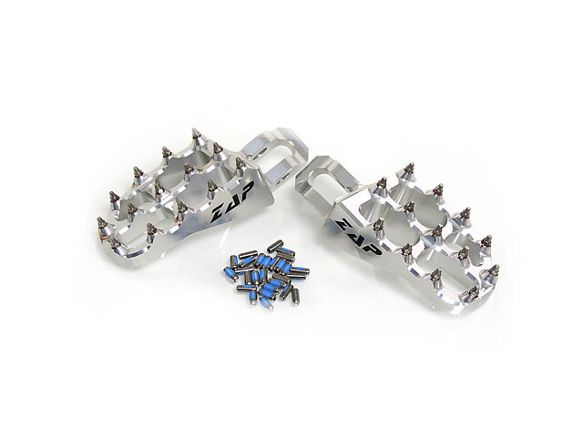 ZAP - FOTPINNAR - E-PEGS - Honda CR/CRF 125-450 02-20 - Silver