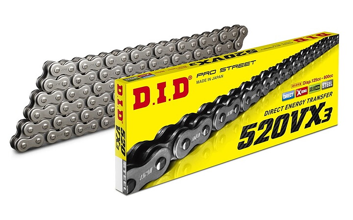D.I.D - 520 VX3 X-RING - 118 Länkar