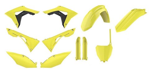 POLISPORT - PLASTKIT - HONDA CRF 250 18-19/CRF 450 17-19 - Fluo Gul