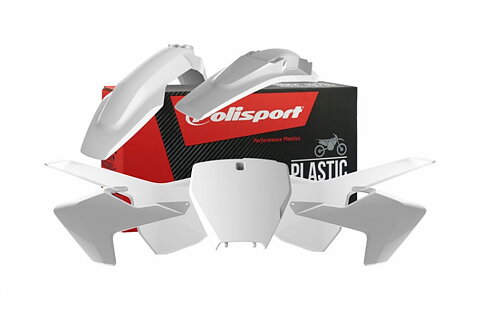 POLISPORT - PLASTKIT - HUSQVARNA FE/TE 125-501 16-18 - VIT - OEM Färg 2019