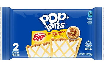Poptart Eggos frosted maple flavor 2 pack