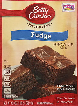 Betty Crocker Fudge Brownie Mix Family Size