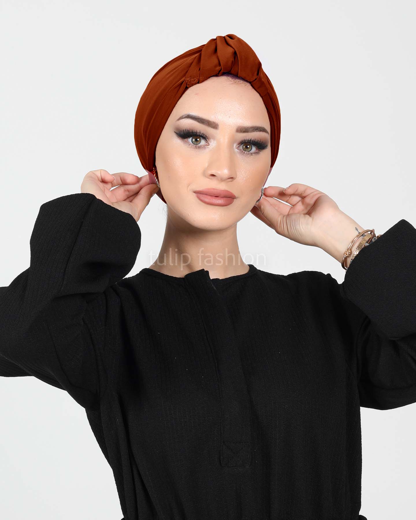 Turban - Mira - Firebrick